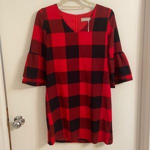 Buffalo Plaid Dress for Fall